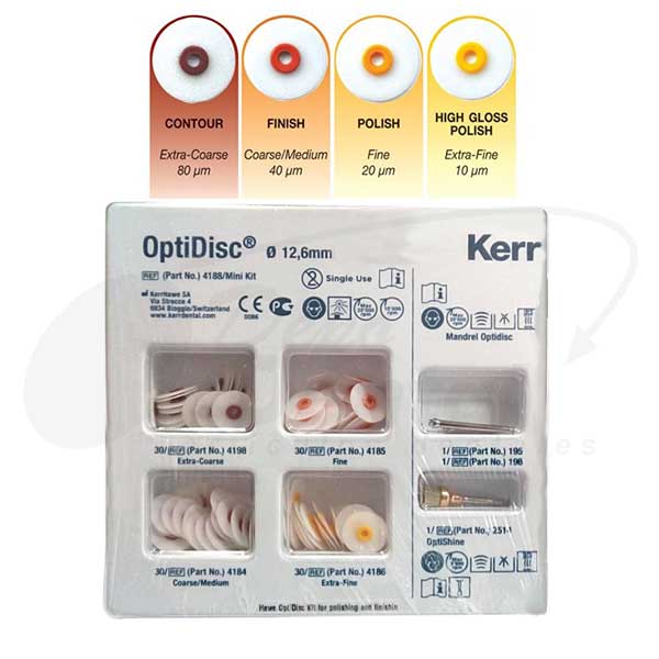 Kit Discos de Pulido OptiDisc 120un- Kerr