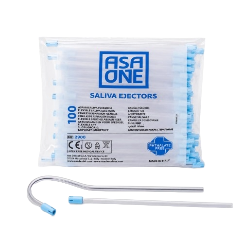 Eyectores de Saliva 100un – ASA ONE